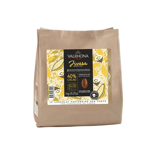 Valrhona Jivara Lactee 40% Grand Cru Milk Chocolate Chips (1kg) - LemonSalt