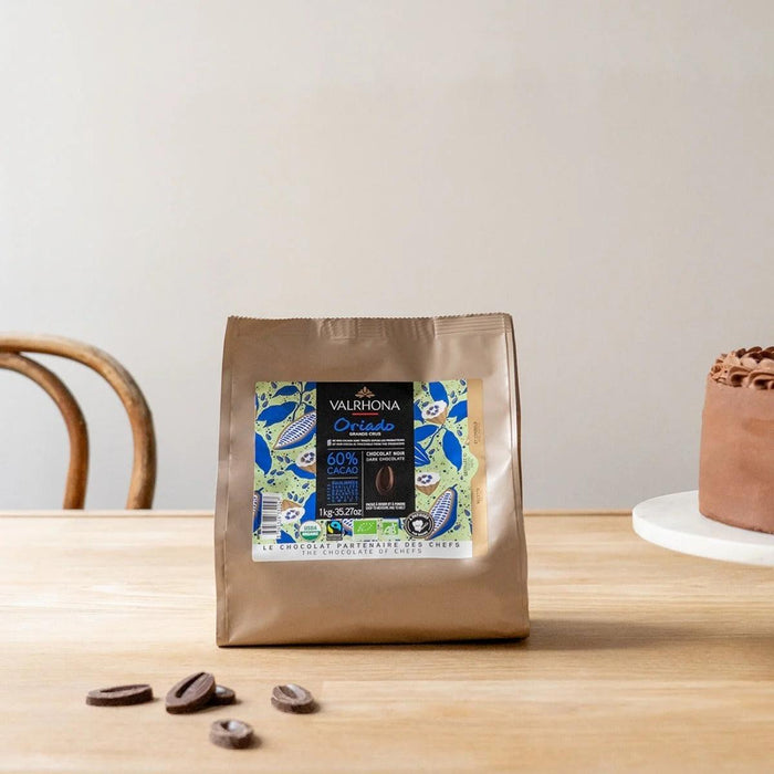 Valrhona Oriado 60% Organic Chocolate Chips (1kg) - LemonSalt