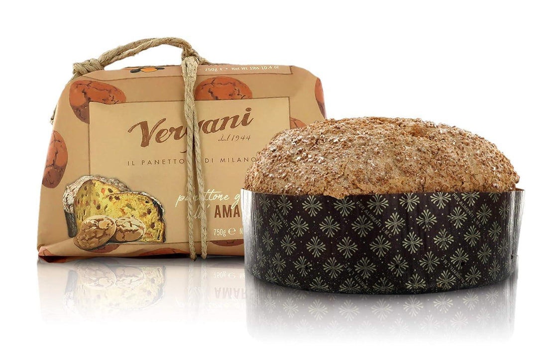 Vergani Gourmet Panettone - Amaretto (750g) - LemonSalt
