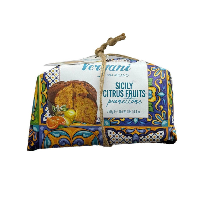 Vergani Sicily Panettone - Citrus Fruits (750g) - LemonSalt
