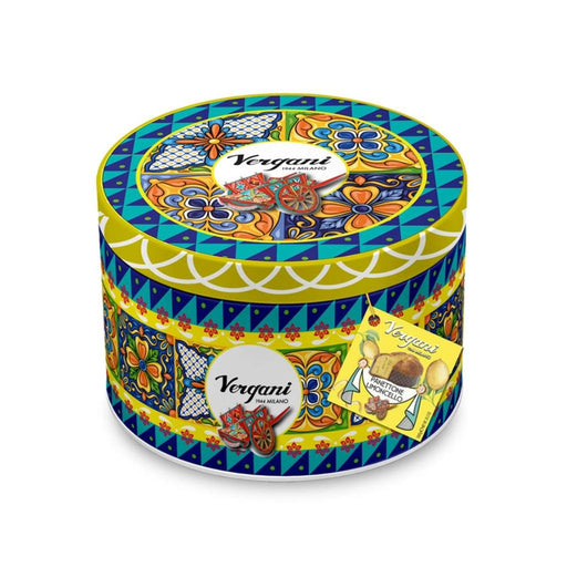 Vergani Sicily Range - Lemon Cream Panettone Tin (750g) - LemonSalt