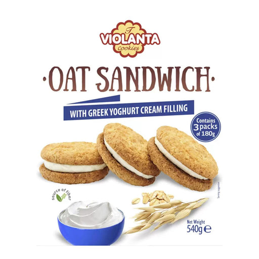 Violanta Oat Sandwich Biscuits (540g) - LemonSalt