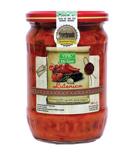 Vipro De Luxe Lutenica Hot Vegetable Relish (540g)