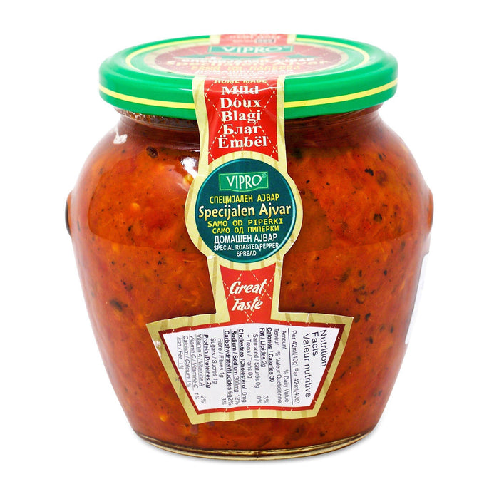 Vipro Mild Ajvar (550g) - LemonSalt