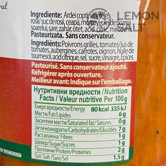 Vipro Romanian Zacusça Spread (540g) - LemonSalt