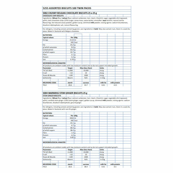 Walkers Assorted Biscuits Mini Packs (100x25g) - LemonSalt