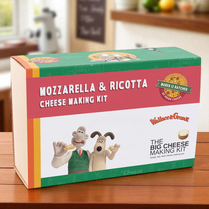 Wallace & Gromit Mozzarella & Ricotta Cheese Making Kit - LemonSalt
