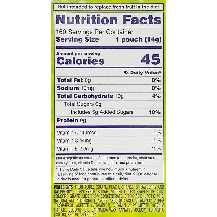 Welch's Fruit Snacks Easter Mixed Real Fruit Bags Pouches (160x14g) - LemonSalt