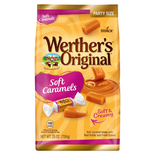 Werther's Original Soft Caramels Candies (709g) - LemonSalt