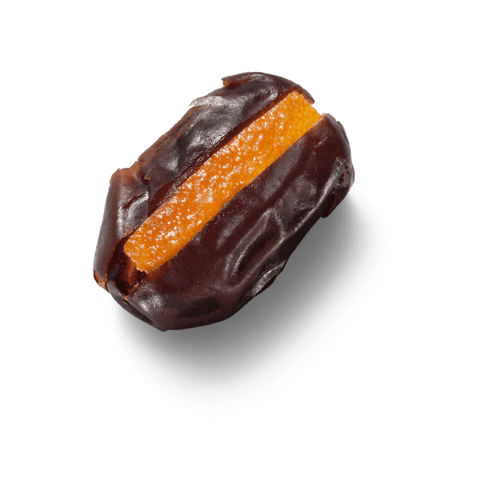 WHAT a DATE Handpicked Organic Khidri Dates with Candied Orange Peel (200g) - LemonSalt