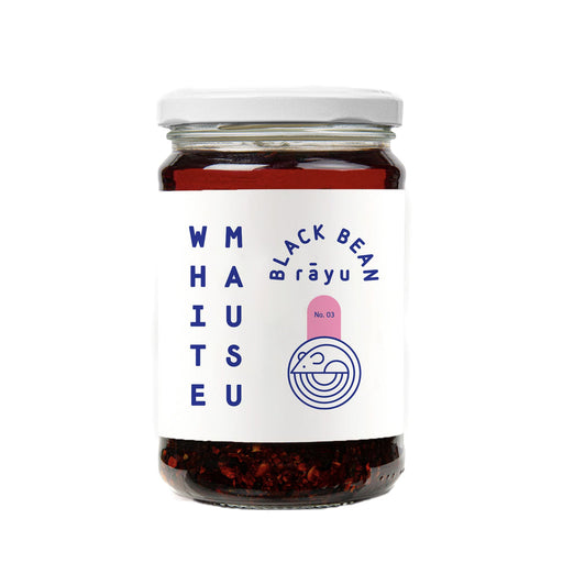 White Mausu Black Bean Rayu Sauce (240g) - LemonSalt