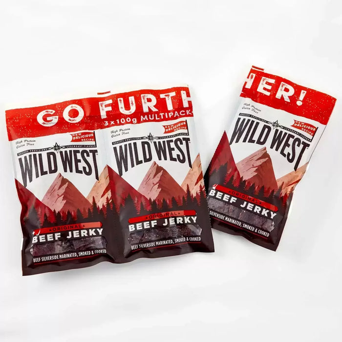 Wild West Beef Jerky (3x100g) - LemonSalt