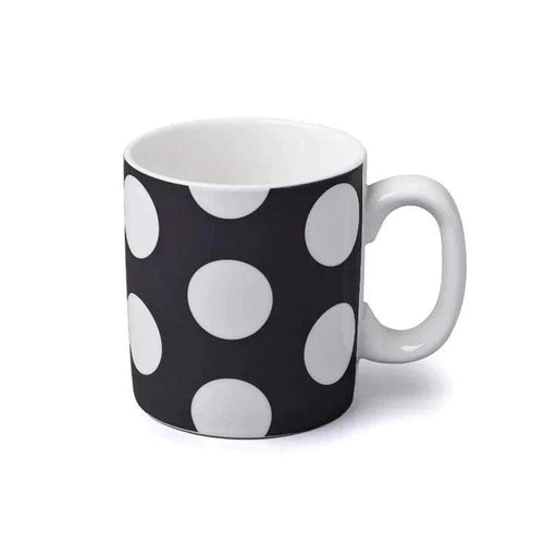 WM Bartleet & Sons - 0.7 Pint Dotty Mug - Black - LemonSalt