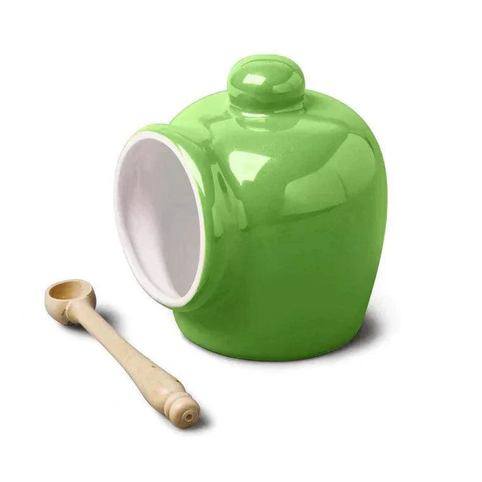 WM Bartleet & Sons - Traditional Salt Pig with Spoon - Green