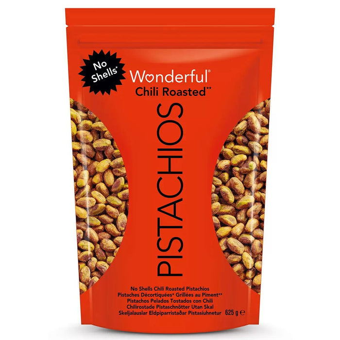 Wonderful Chili Roasted Pistachios (625g) - LemonSalt