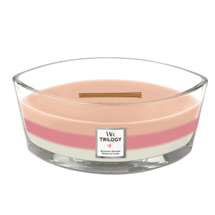 WoodWick Blooming Orchid Trilogy Ellipse Candle (453g)