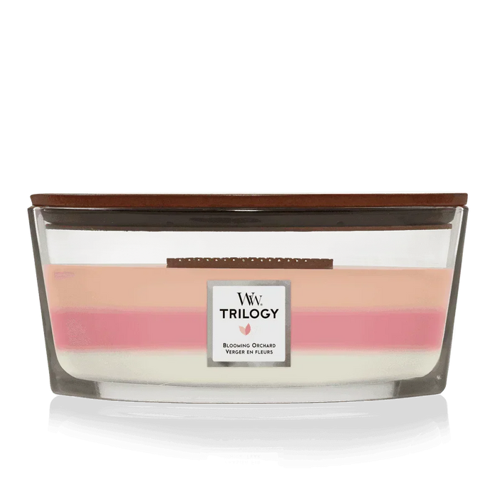 WoodWick Blooming Orchid Trilogy Ellipse Candle (453g)