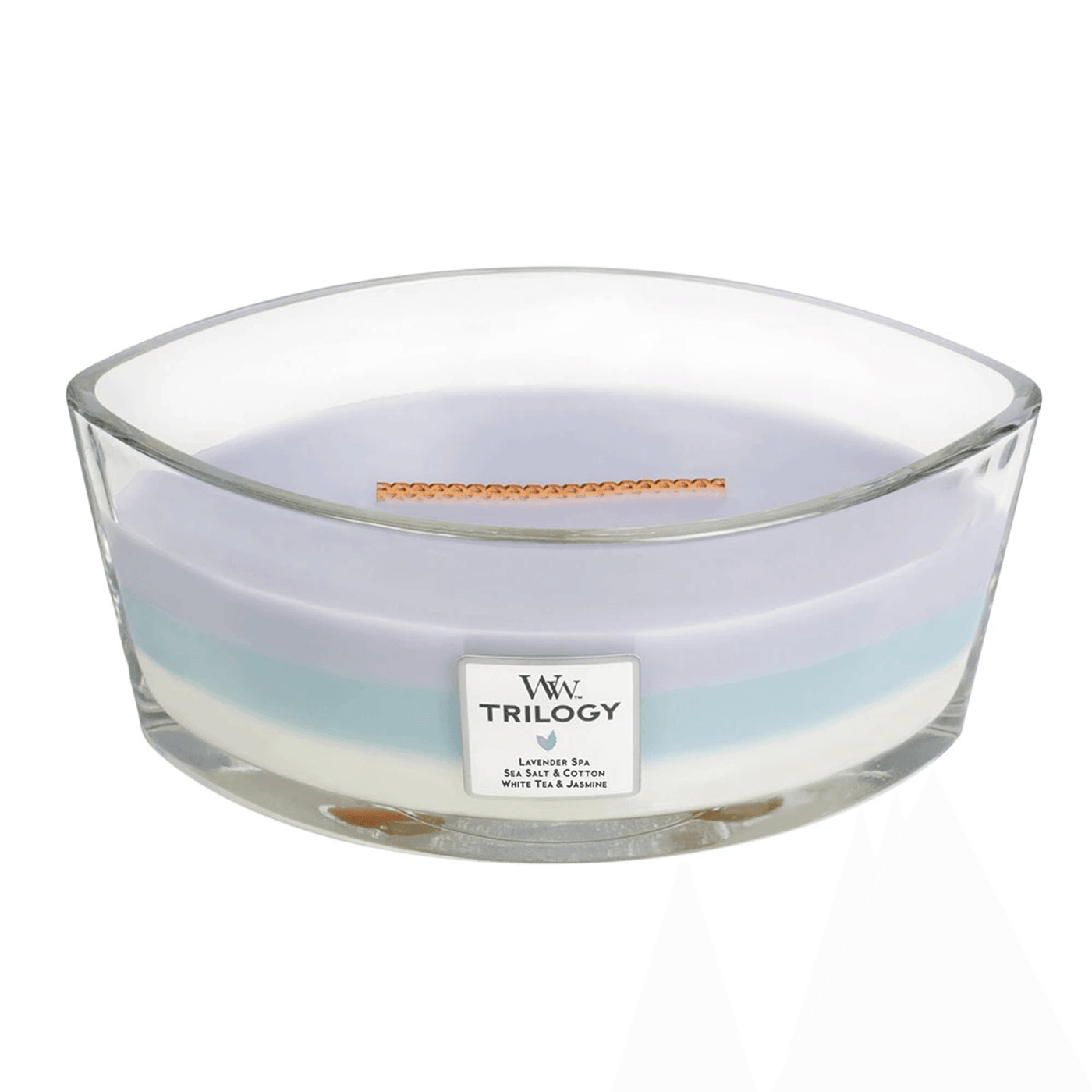 WoodWick Calming Retreat Trilogy Ellipse Candle (453g) Candles Buy