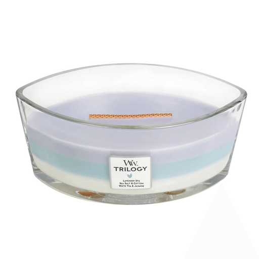 WoodWick Calming Retreat Trilogy Ellipse Candle | {{ collection.title }}