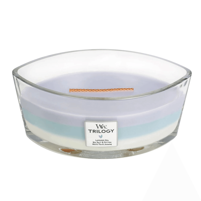 WoodWick Calming Retreat Trilogy Ellipse Candle | {{ collection.title }}