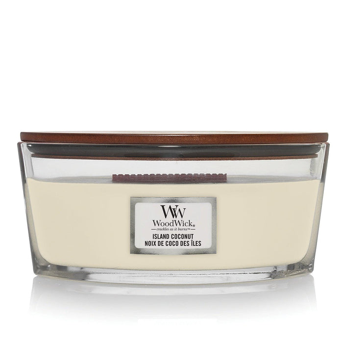 WoodWick Island Coconut Ellipse (453g) - LemonSalt
