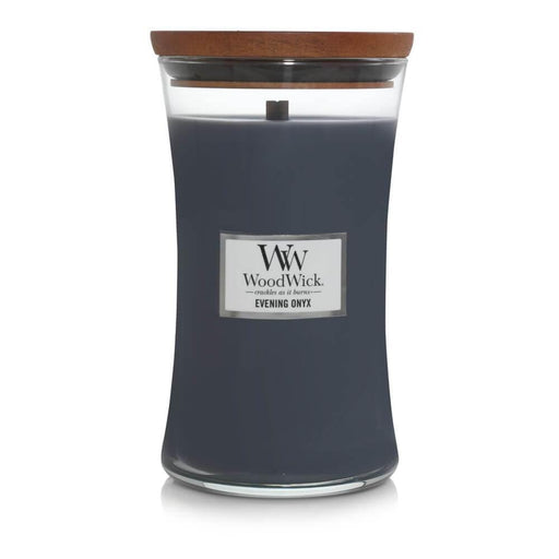 WoodWick Large Hourglass Evening Onyx Scented Candle | {{ collection.title }}