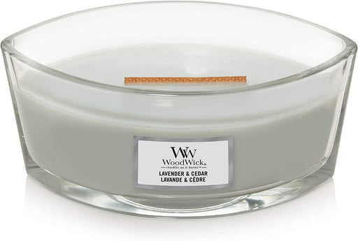 WoodWick Lavender Cedar Ellipse Scented Candle | {{ collection.title }}