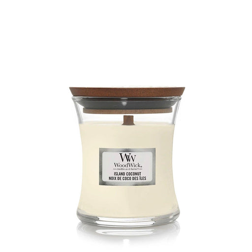 WoodWick Mini Hourglass Island Coconut Scented Candle | {{ collection.title }}