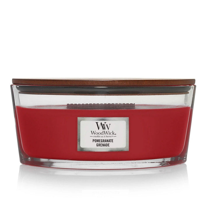 WoodWick Pomogranate Ellipse Scented Candle (453g)