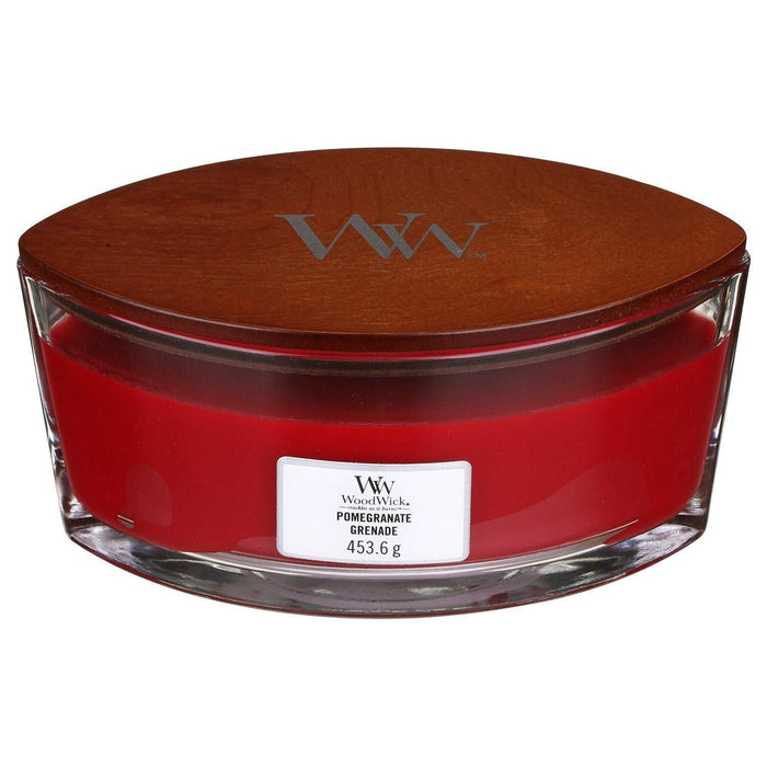 WoodWick Pomogranate Ellipse Scented Candle (453g)