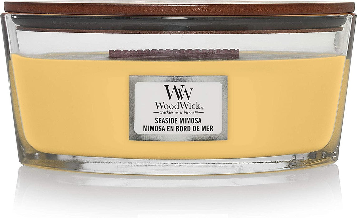 WoodWick Seaside Mimosa Ellipse Scented Candle (453g)
