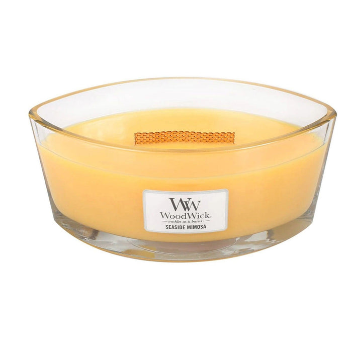 WoodWick Seaside Mimosa Ellipse Scented Candle (453g)