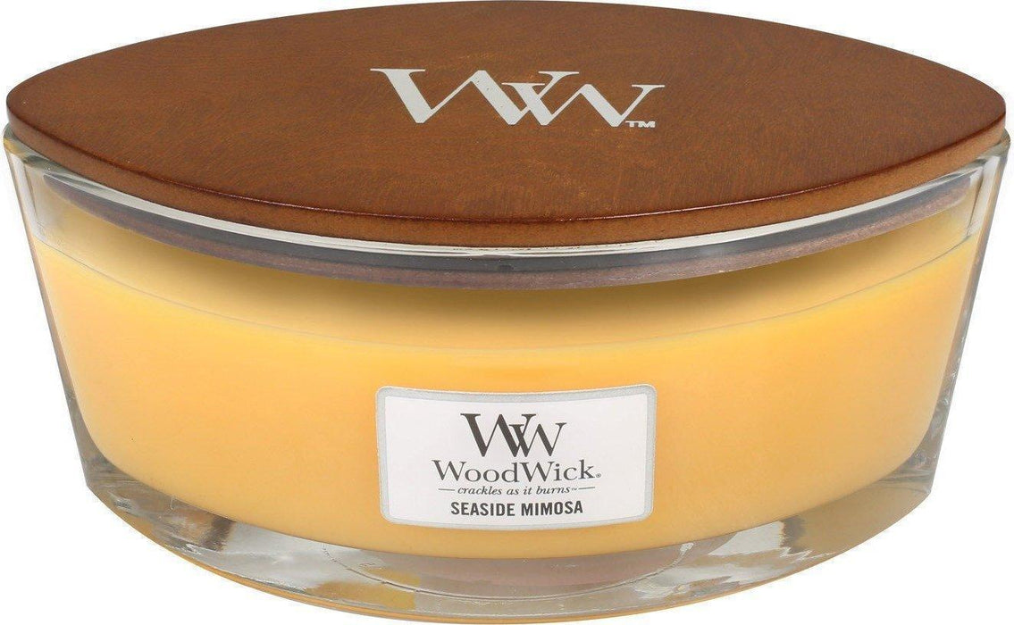 WoodWick Seaside Mimosa Ellipse Scented Candle (453g)
