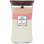 WoodWick Trilogy Large Hourglass Blooming Orchard Scented Candle (609g)