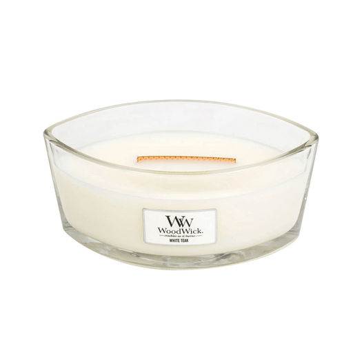 WoodWick White Teak Ellipse Candle | {{ collection.title }}