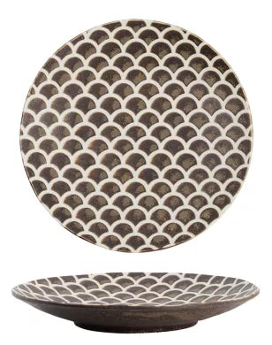 Tokyo Design Studio Iga Matte Mermaid Design Plate (25cm)