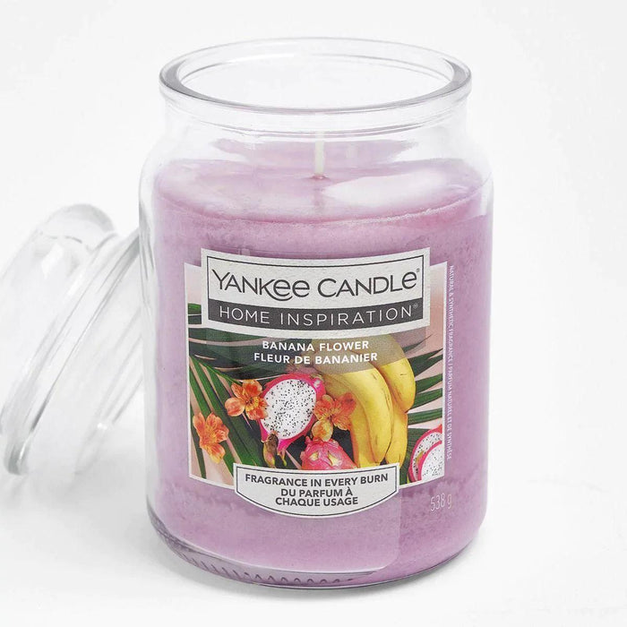 Yankee Candle Large Scented Candle Jar - Banana Flower | {{ collection.title }}
