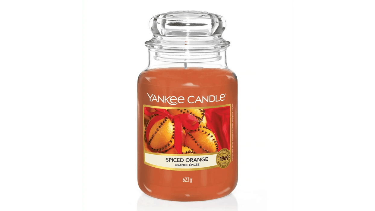Yankee Candle Large Scented Candle Jar Spiced Orange Candles