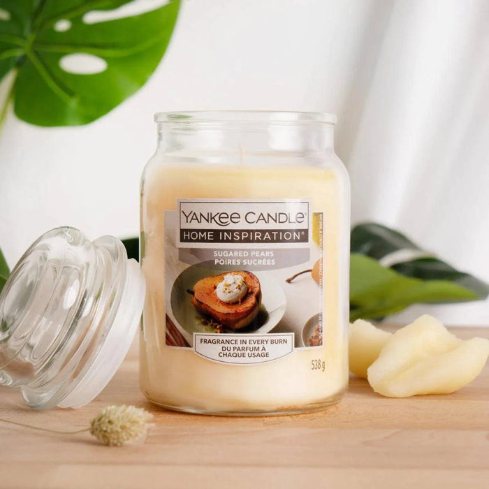 Yankee Candle Large Scented Candle Jar - Sugared Pears | {{ collection.title }}
