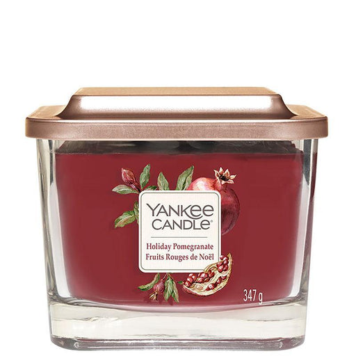 Yankee Candle Medium Elevated Scented Candle - Holiday Pomegranate | {{ collection.title }}