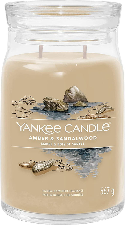 Yankee Candle Signature Large Jar - Amber & Sandalwood | {{ collection.title }}