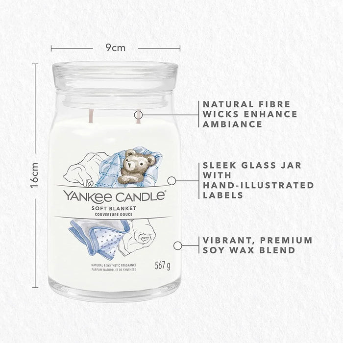 Yankee Candle Signature Large Jar - Soft Blanket Scented Candle