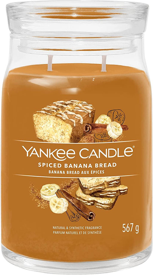 Yankee Candle Signature Large Jar - Spiced Banana Bread | {{ collection.title }}