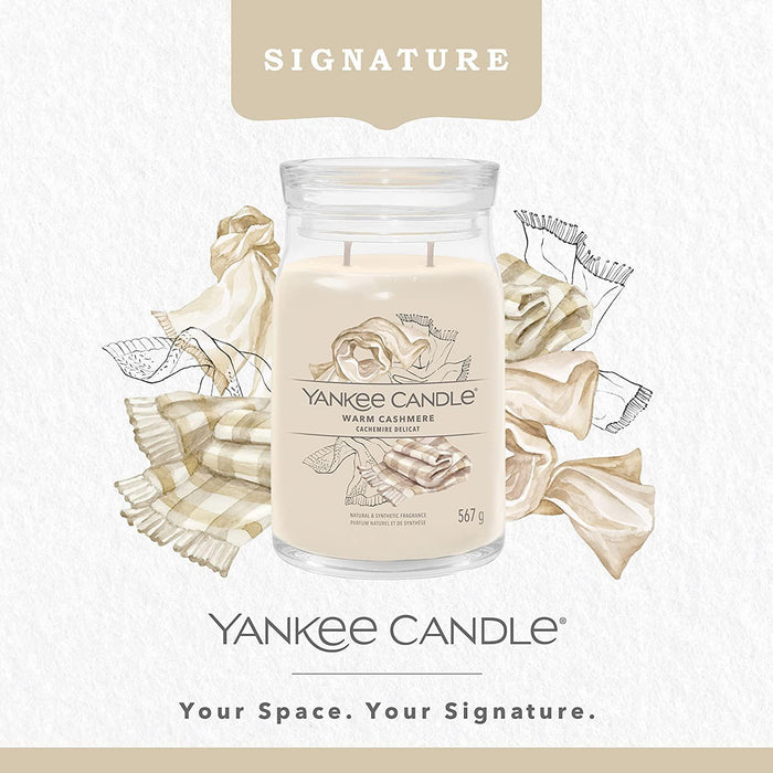 Yankee Candle Signature Large Jar - Warm Cashmere | {{ collection.title }}