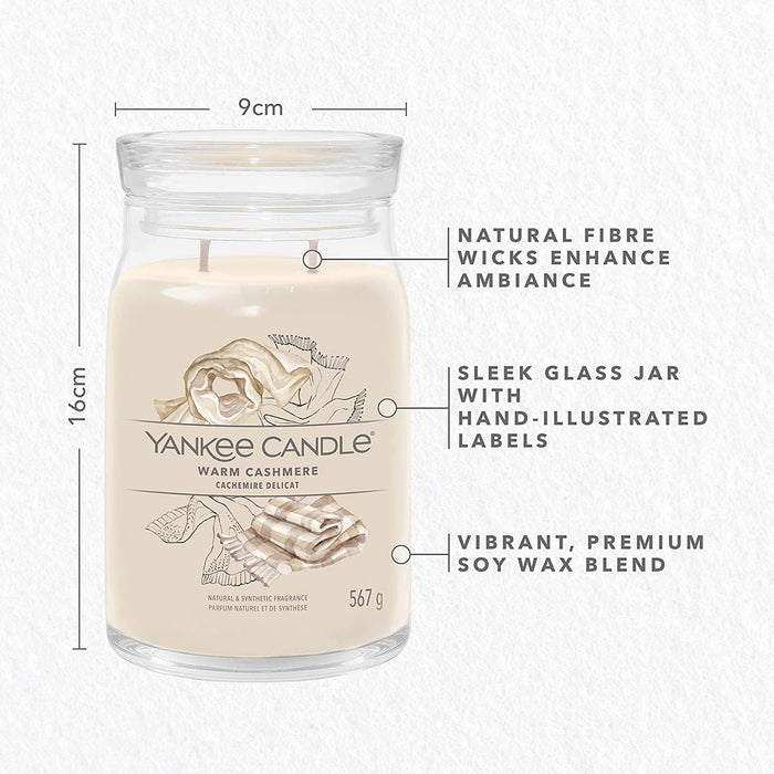 Yankee Candle Signature Large Jar - Warm Cashmere Scented Candle