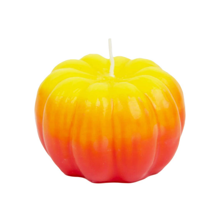 Yellow & Orange Halloween Pumpkin Candle - LemonSalt
