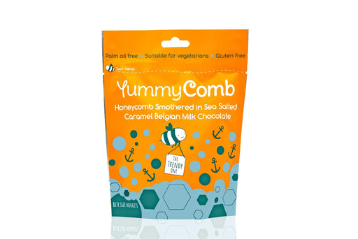 YummyComb - Honeycomb Smothered In Sea Salted Caramel Belgian Milk Chocolate (100g) | {{ collection.title }}