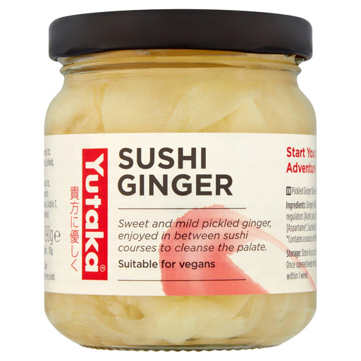 Yutaka Pickled Sushi Ginger 190g (190g) | {{ collection.title }}