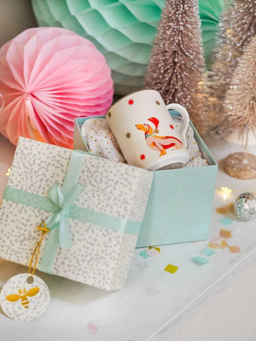 Yvonne Ellen Christmas Sausage Dog Mug.