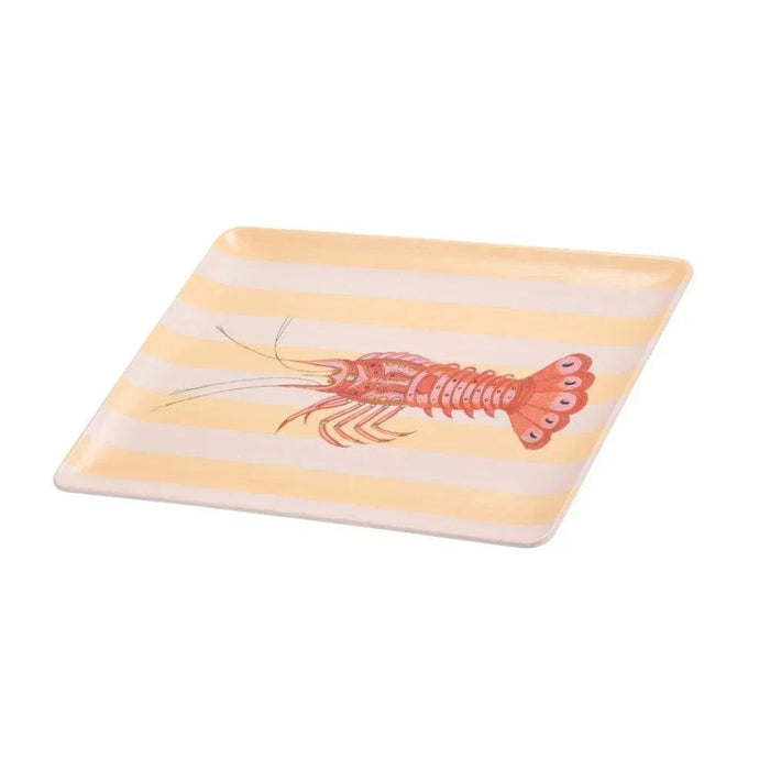 Yvonne Ellen Large Lobster Melamine Picnic Tray